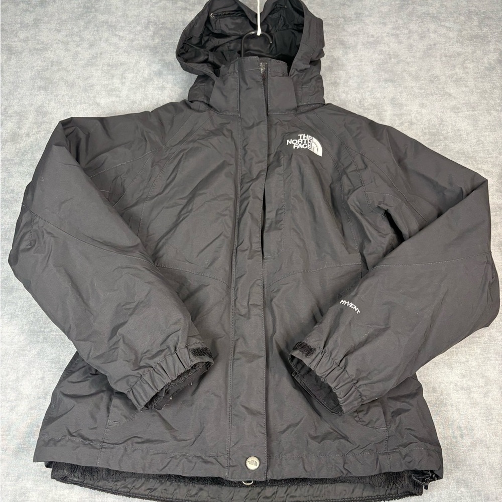 The North Face Women’s 3-in-1 Jacket Small Petite Black HyVent Coat